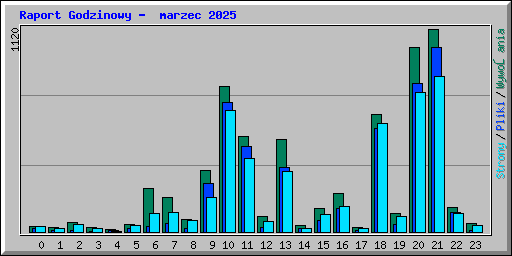 Raport Godzinowy -  marzec 2025